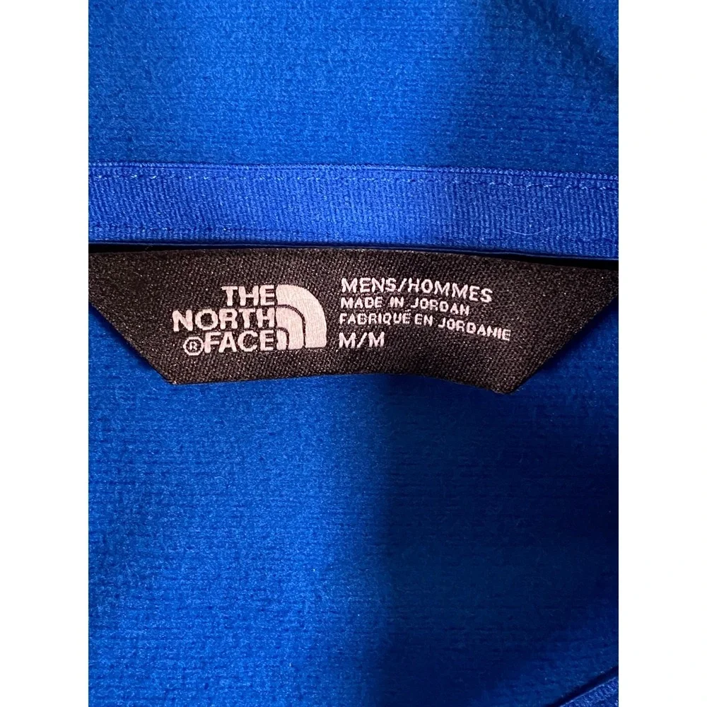 The North Face Fleece 1/4 Zip Pullover Men's M Blue Long Sleeve Top